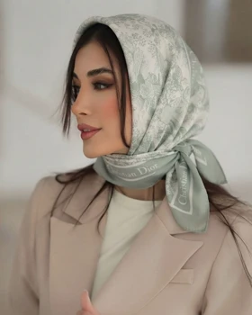 مینی اسکارف حریر نخ کالکشن دیور جنگل 6 رنگی