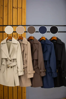 بارانی زنانه سانتانا ژیله دوبل میدی