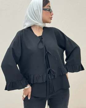 مانتو چین‌دار عروسکی پفکی