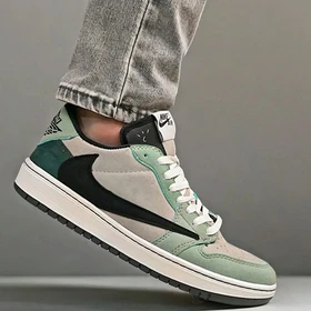 نایک ایر جردن 1 بدون ساق تراویس اسکات گرین (Nike Air Jordan 1 Low Travis Scott )