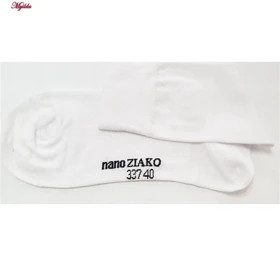 جوراب ساق بلند مردانه مدل پنبه‌ای سفید ضیاکو کد 5181-337