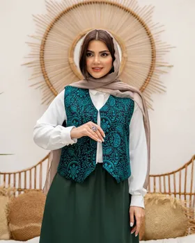 ست دو تکه جلیقه دامن ساحل کد 895