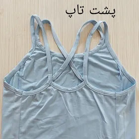 تاپ زنانه بندی جیب‌دار