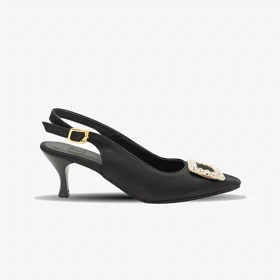 کفش مجلسی زنانه پاشنه‌دار 5 سانت مدل 400954 _ sandal valentino
