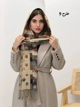 3818-شال پاییزه وارداتی الین