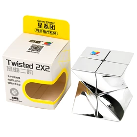 مکعب روبیک دیان شنگ DianSheng مدل Twisted 2x2 پیچ خورده