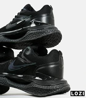 کفش کتانی مردانه و زنانه مشکی هولوگرامی NIKE Precision V1