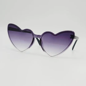 عینک آفتابی بچگانه اسپرت قلبی با شیشه‌های ضد اشعه UV