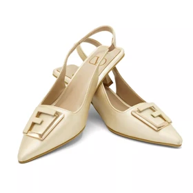کفش مجلسی زنانه پاشنه‌دار 3 سانت مدل sandal valentino _ 400343
