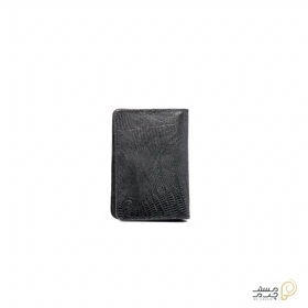 جاکارتی و کیف پول چرم mrc1318-68 (مشکی لیزارد)