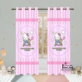 پرده کودک طرح کیتی مدل W5149