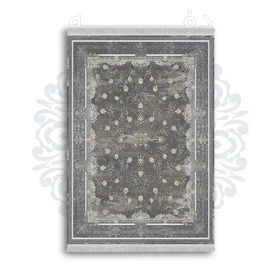 *جدید* فرشینه از جنس پارچه شانل مخمل ترک طرح فانتزی برند دفه کد 986