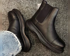 نیم بوت مردانه لژدار بغل کش مکویین