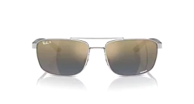 عینک آفتابی ریبن RayBan RB 3737CH (مشکی نقره ای)