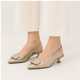 کفش مجلسی زنانه پاشنه‌دار 3 سانت مدل 400321 _ sandal valentino