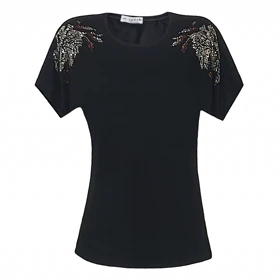 بلوز زنانه ویسکوز نگین‌دار