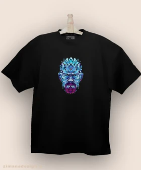 تیشرت لش مردانه و زنانه طرح بریکینگ بد شخصیت والتر وایت کد 878