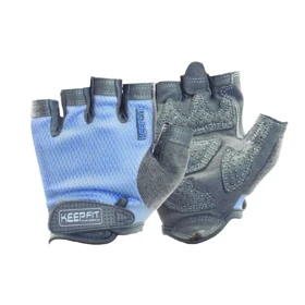 دستکش بدنسازی زنانه کیپ فیت مدل 404D0581 آبی