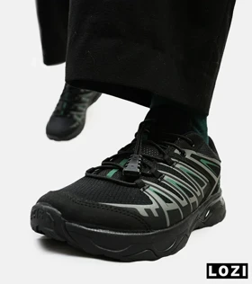 کفش کتانی مردانه و زنانه مشکی سبز Salomon X ULTRA
