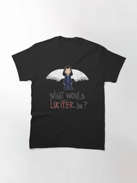 تیشرت کلاسیک لوسیفر تیشرت CLASSIC Lucifer طرح Wwld
