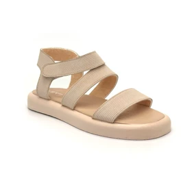 کفش صندل دخترانه مدل sandal - 0012_Creamy