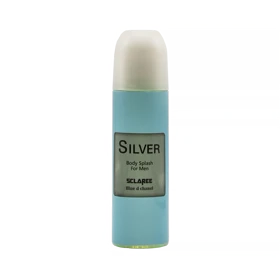 بادی اسپلش مردانه اسکلاره مدل Silver حجم 230 میلی لیتر - رایحه Bleu de Chanel