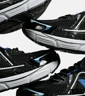 کفش کتانی بزرگ پا مشکی آبی NEW BALANCE 1064 V.2