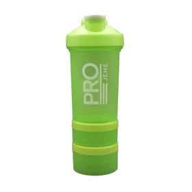 شیکر ورزشی سه تیکه پرو جیم مدل Jamaica ظرفیت 0.5 لیتر (سبز)