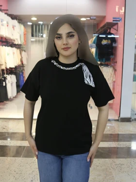 تیشرت بیسیک گردنبندی(ترک اروجینال)