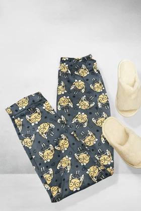 شلوار پیژامه های مخمل وارداتی عروسکی