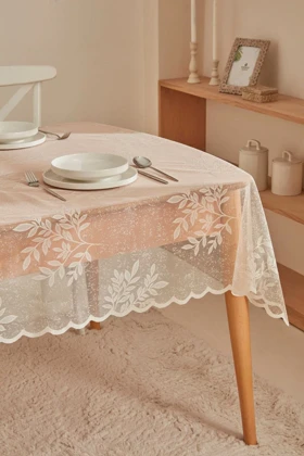 رومیزی Karaca Home مدل Hessa پلیاستر - بژ