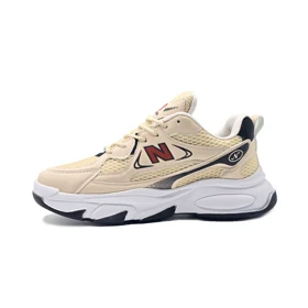 کفش و کتانی بزرگ پا و مردانه مدل نیوبالانس NEW BALANCE رنگ کرم