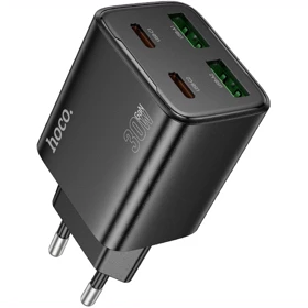 شارژر دیواری هوکو HOCO مدل N56 چهار پورت 30 وات