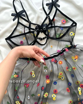 پیراهن تور شیشه‌ای