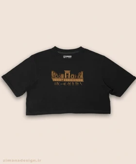 کراپ زنانه اصیل ایرانی طرح تخت جمشید کد 1009