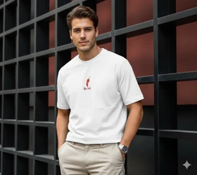 تیشرت نخ 28 خنک طرح HOT