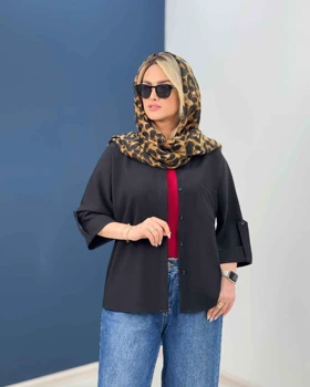 شومیز پشت دکمه تک جیب