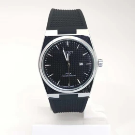ساعت مچی مردانه تیسوت Tissot 1853 PRX تاریخ دار با ماندگاری رنگ بالا کد 2 (تمام مشکی)