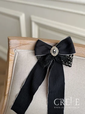 گیره پاپیون برشکا (مشکی)