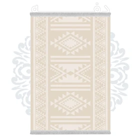 فرشینه از جنس پارچه هازان مخمل ترک طرح سنتی و مدرن برند دفه کد DHU2