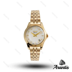 ساعت زنانه سیکو Diamond طلایی w-10201