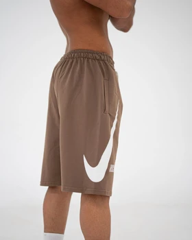 شلوارک بگ ورزشی NIKE قهوه ای