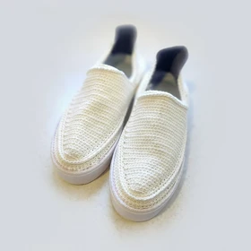 گیوه کد01-سفید ساده(زنانه-مردانه)