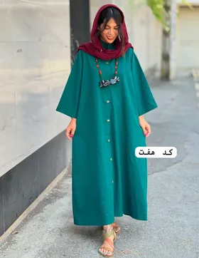 مانتو عبایی لینن