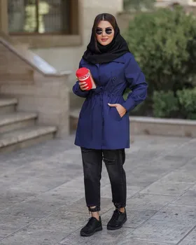 مانتو دانشجویی مدل پامچال کد 2048