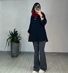 تونیک مانتویی دبل فیس نیک