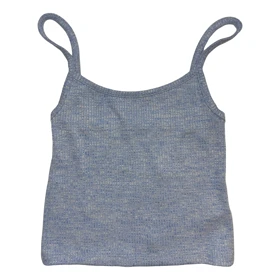 مینی تاپ کبریتی زنانه آبی استرادیواریوس Stradivarius