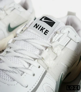 کفش کتانی مردانه و زنانه سفید کرم سبز Nike cushlon