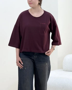 تیشرت باکسی طرح استایل