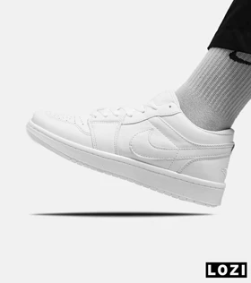 کفش کتانی مردانه سفید نایک NIKE jordan 1